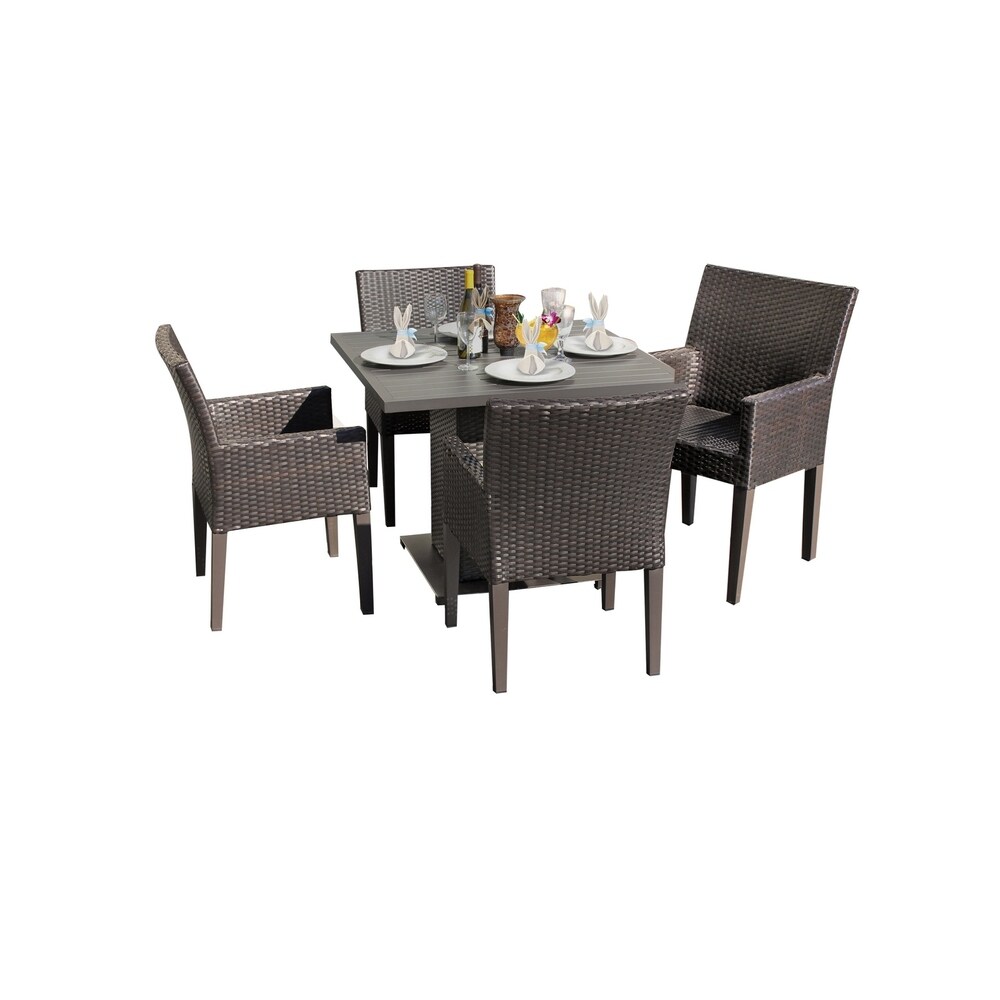 Barbados Square Dining Table with 4 Chairs