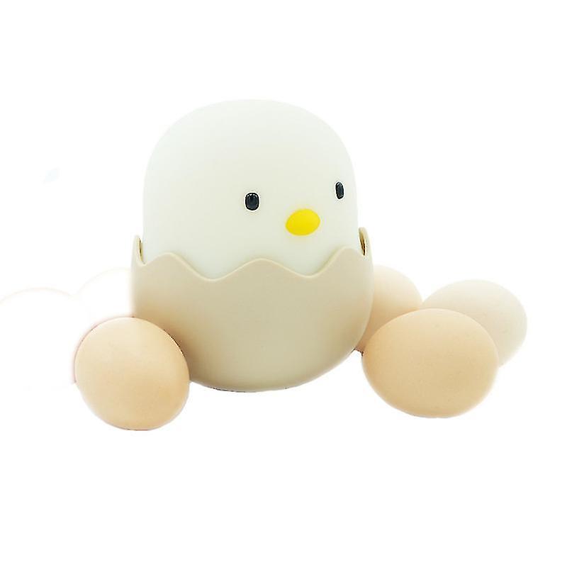 Eggshell Silicone Night Light Led Charging Intelligent Induction Children's Bedside Lamp