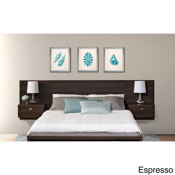 Prepac Series 9 Designer Floating Queen Headboard - - 21895147