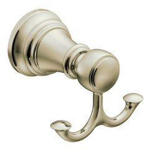 Moen Weymouth Polished Nickel Double Robe Hook