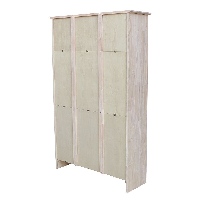 International Concepts Shaker Unfinished 5-Shelf Bookcase