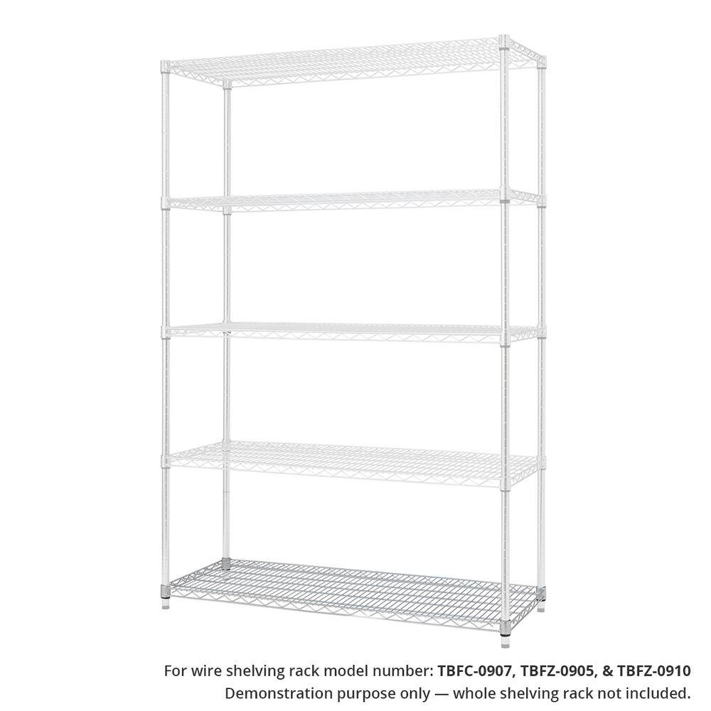 TRINITY 48 in. W x 18 in. D Individual Chrome Color NSF Shelf ZSV-03-007-4818