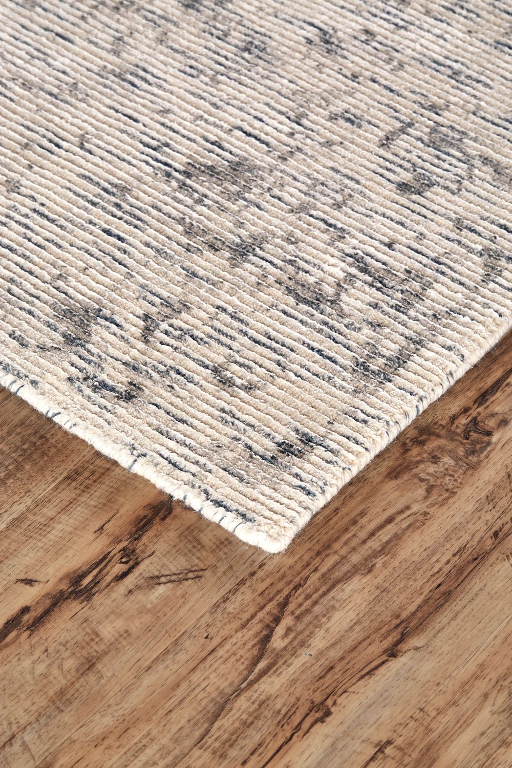 Michener Hand Woven Ivory and Gray Rug by BD Fine