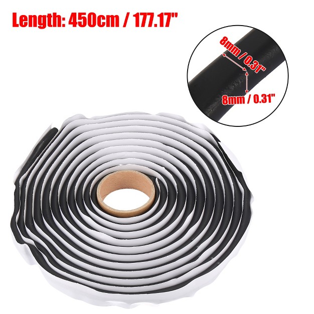 Unique Bargains Butyl Rubber Sealant Sound Deadening Rope Caulk Tape For Car Rv Windshield Headlight Door