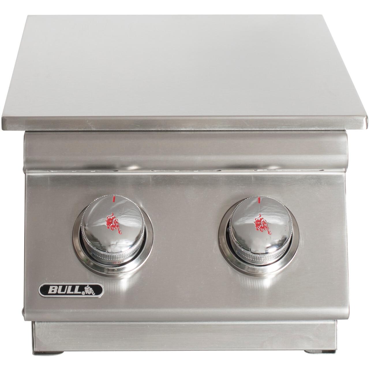 Bull Built-In Natural Gas Double Side Burner W/ Stainless Steel Lid