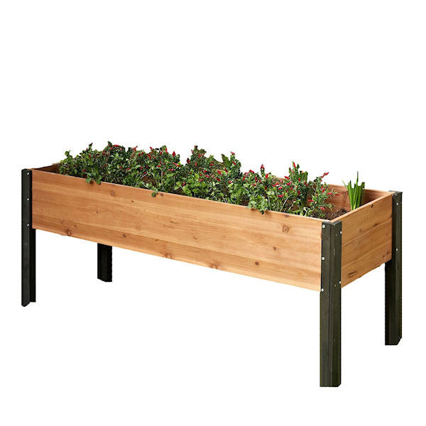 Elevated Outdoor Raised Garden Bed Planter Box 70 x 24 x 29 inch High