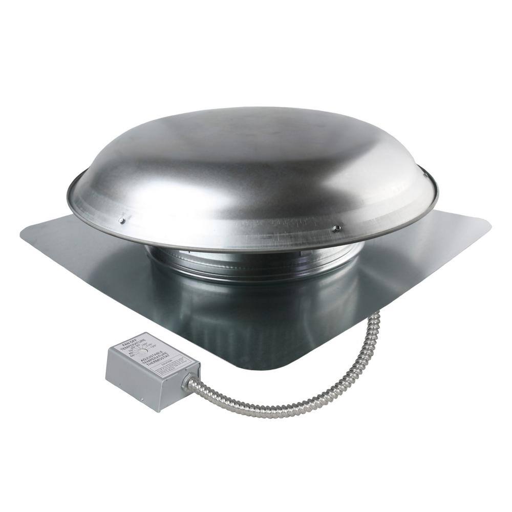 Maxx Air 1080 CFM Mill Galvanized Steel Power Attic Roof Ventilator CX1000AMUPS