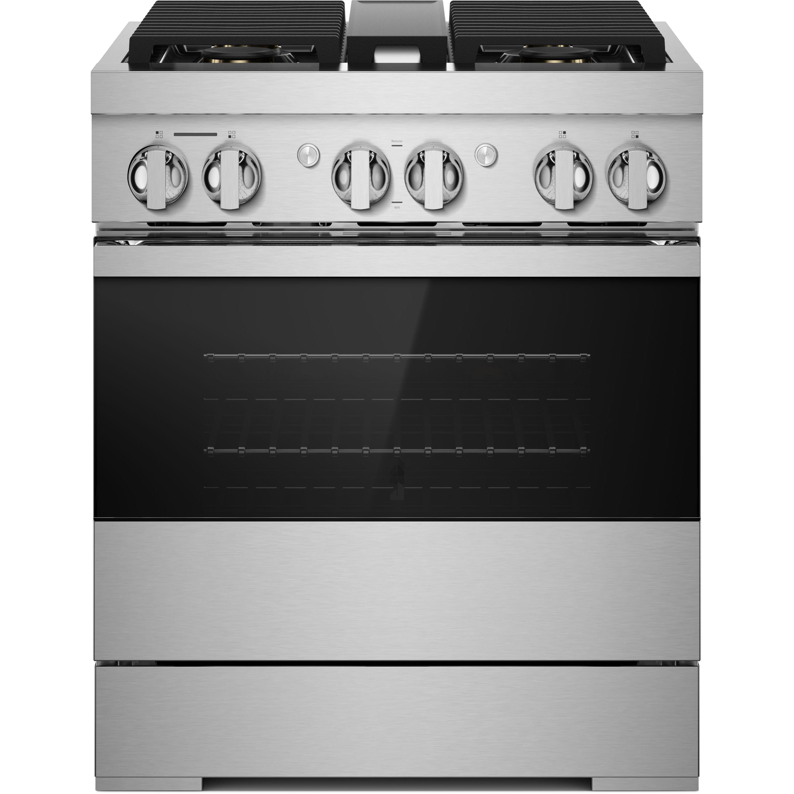 JennAir 30-inch Freestanding Dual-Fuel Range with JennAir® Culinary Center JDRP430HM