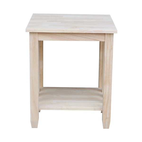 The Gray Barn Moonshine Unfinished Mission High End Table