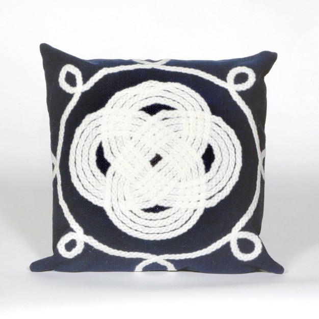 Ornamental Knot Indoor outdoor Throw Pillow Liora Manne