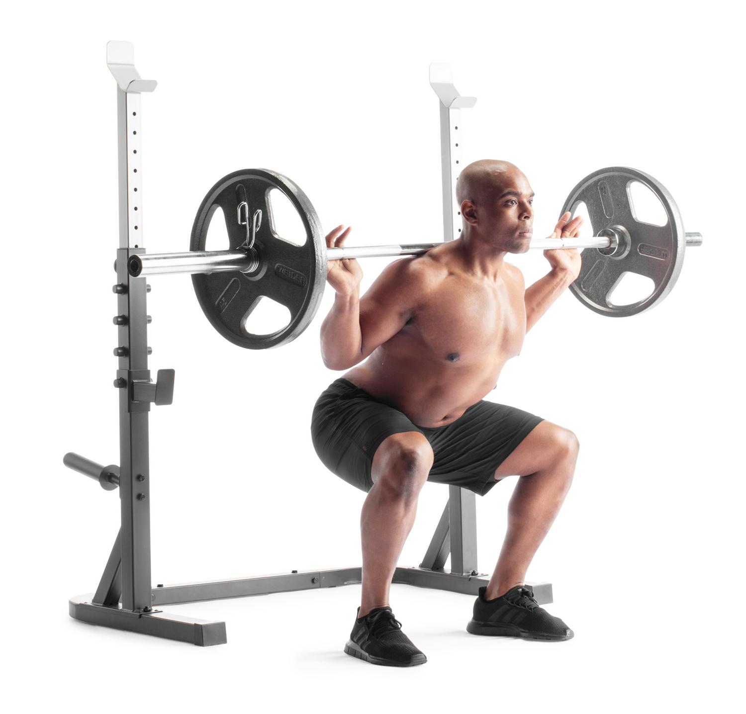 Weider Attack Series Olympic Squat Rack 310lb Weight Limit  Crowdfused