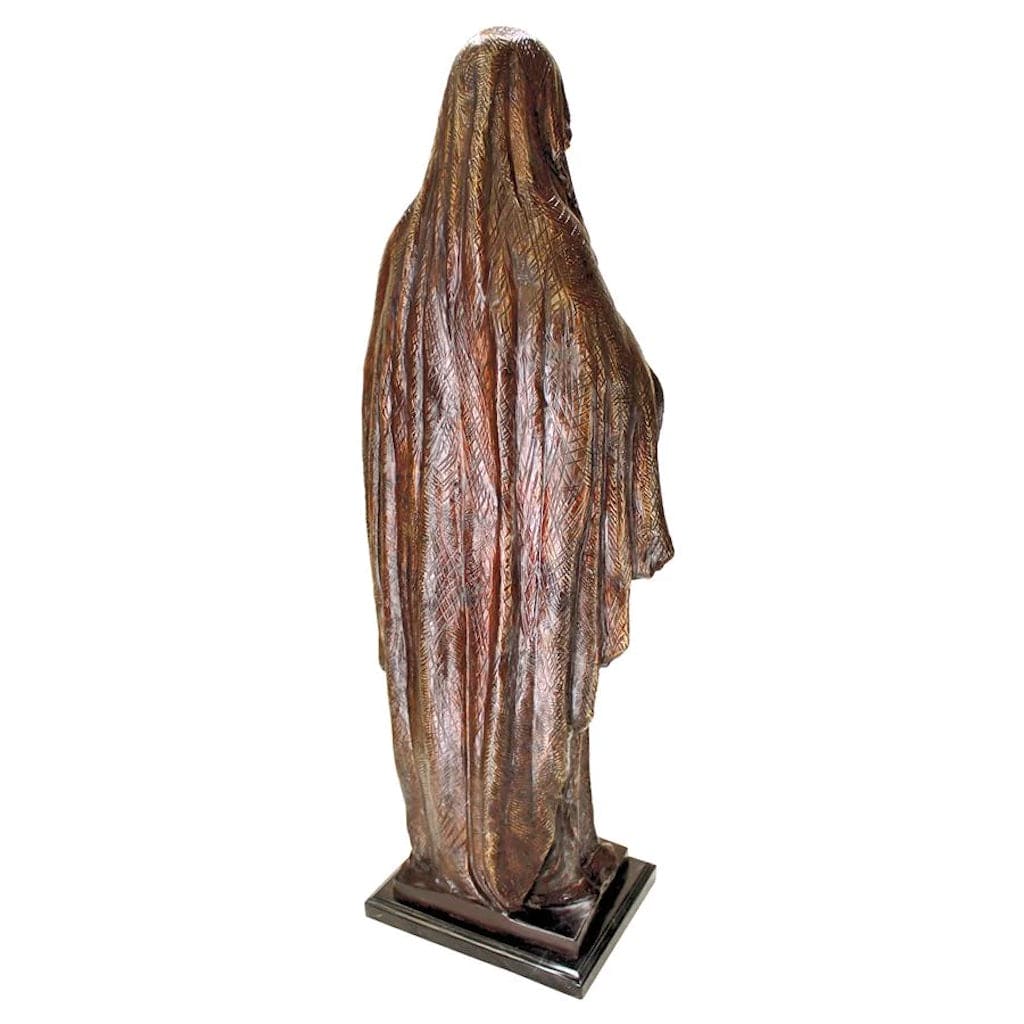 Madonna Blessed Mother Cast Bronze Garden Statue by Design Toscano