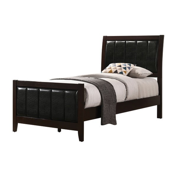 Teste Cappuccino 5-piece Bedroom Set with 2 Nightstands - - 35254675