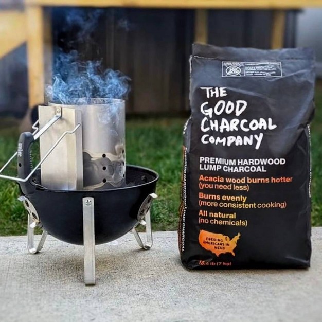 The Good Charcoal Company 8lb Premium Hardwood Lump Charcoal