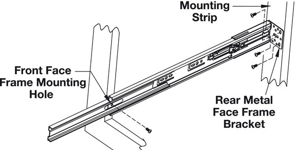 Hafele Accuride 3832EC Telescopic Easy Close Ball ...