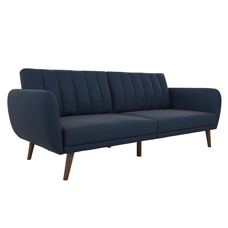 Novogratz Brittany Linen Convertible Sofa Futon