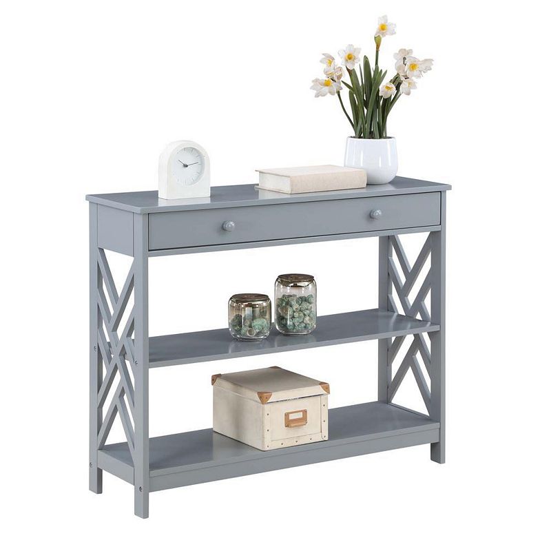 Convenience Concepts Titan 1 Drawer Console Table with Shelves