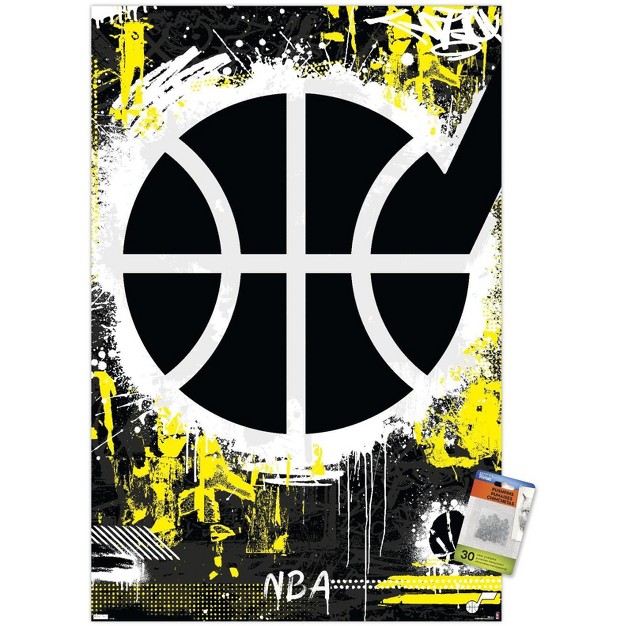 Trends International Nba Utah Jazz Maximalist Logo 23 Unframed Wall Poster Prints