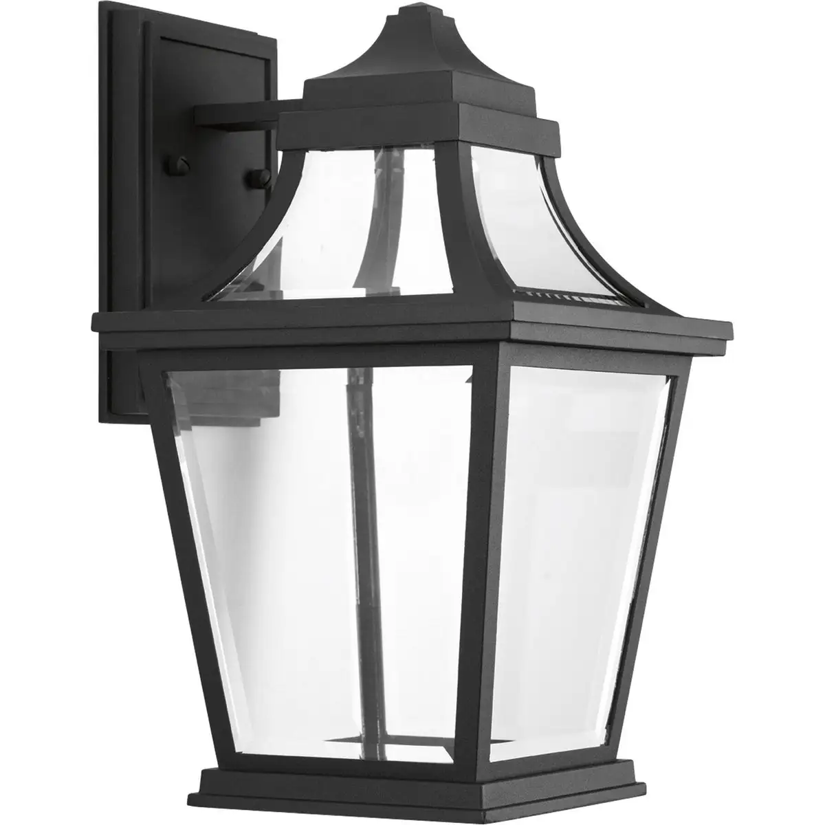 Endorse LED 1-Light Black Traditional Outdoor Wall Lantern Light Shopping - The Best Deals on Outdoor Wall Lanterns | 18950009