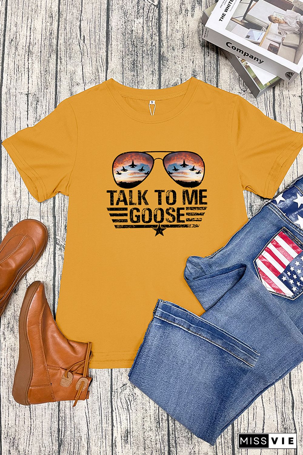 Talk To Me Goose Graphic T-Shirt Wholesale