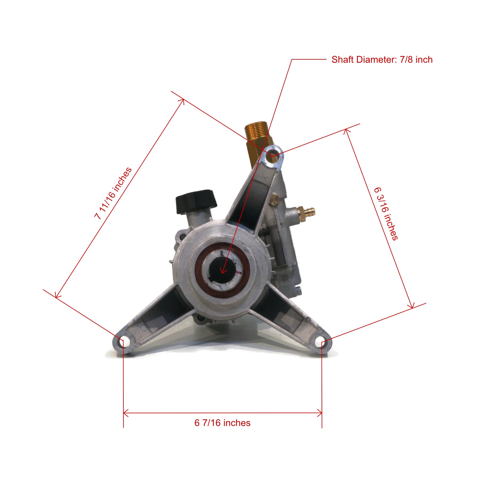 The ROP Shop | 2800 PSI Power Pressure Washer Pump Excell VR2500 / EX2RB2321 Upgrade Kit