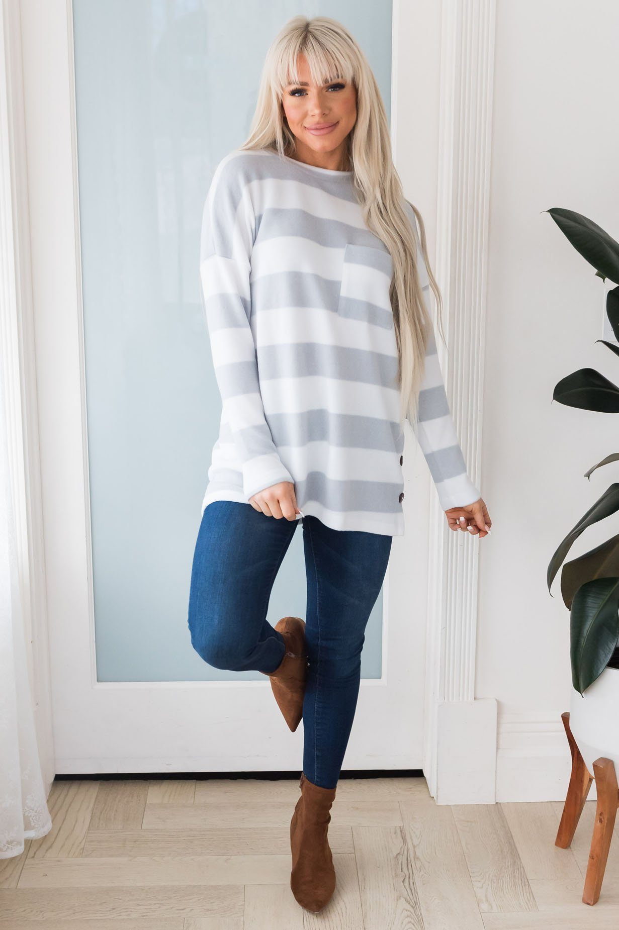 Cuddly Classic Modest Blouse