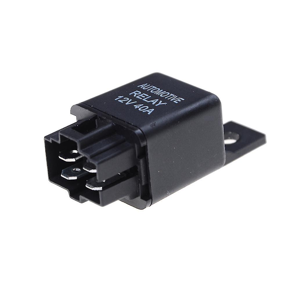 12v 40a Car Automotive Relay 4 Pins Spst Alarm Relay With Relay Socket Hfmqv