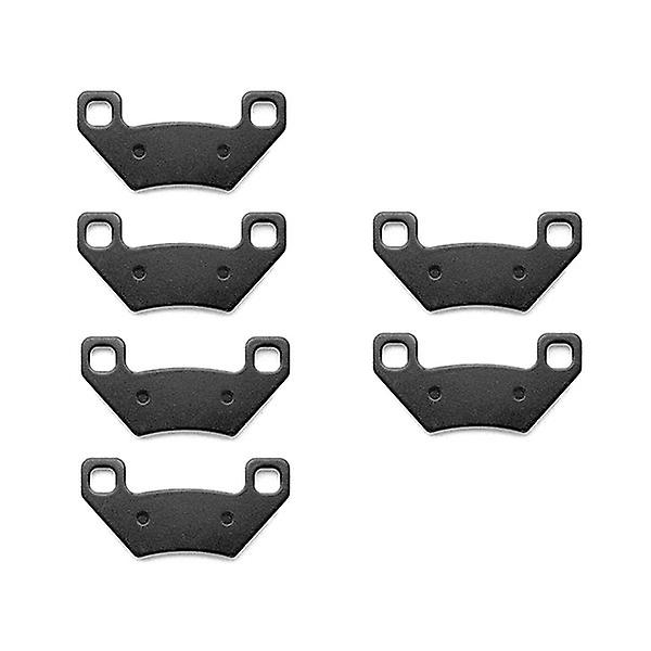 Front + Rear Brake Pads Compatible with 2004-2005 Arctic Cat 650 V2 4X4 V-Twin - Non-Metallic Organic NAO Brake Pads Set