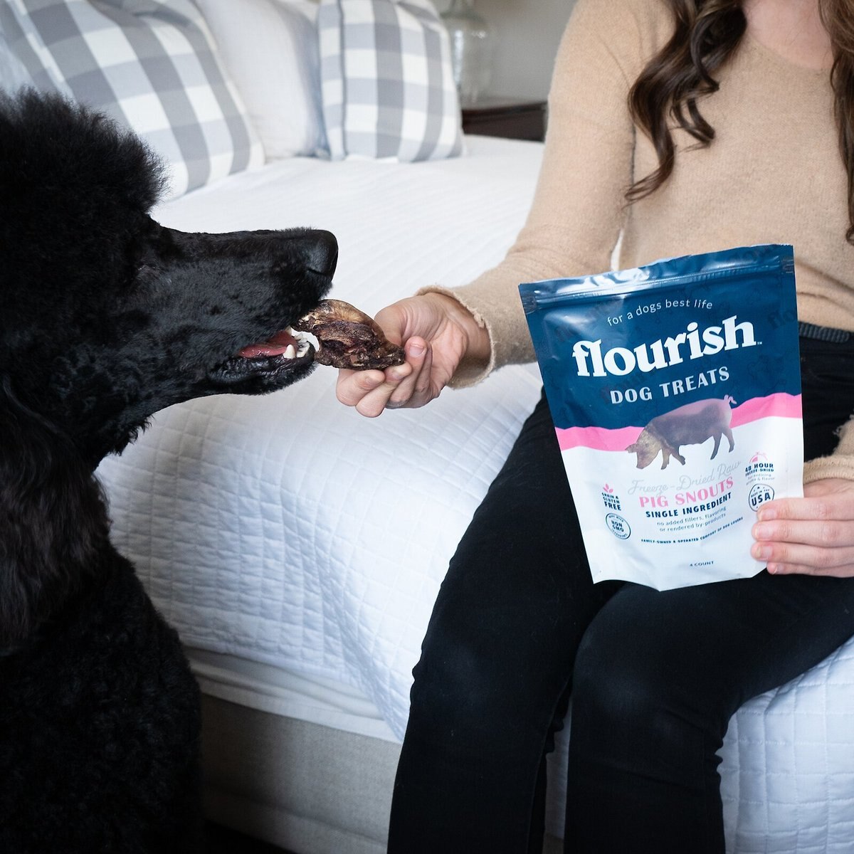 Flourish Pig Snouts Freeze-Dried Dog Treats