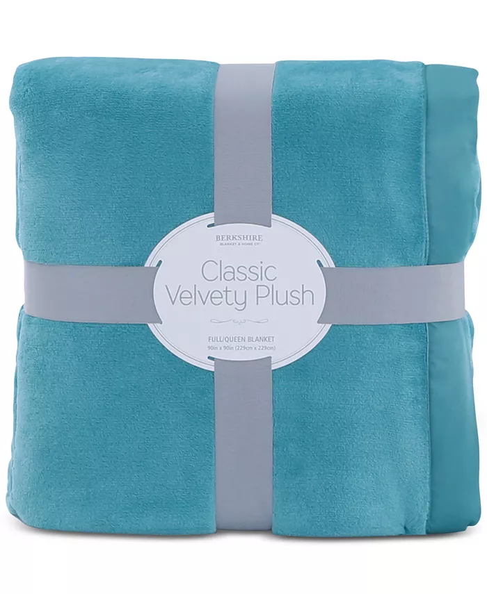 Berkshire Classic Velvety Plush Twin Blanket， Created For Macy's