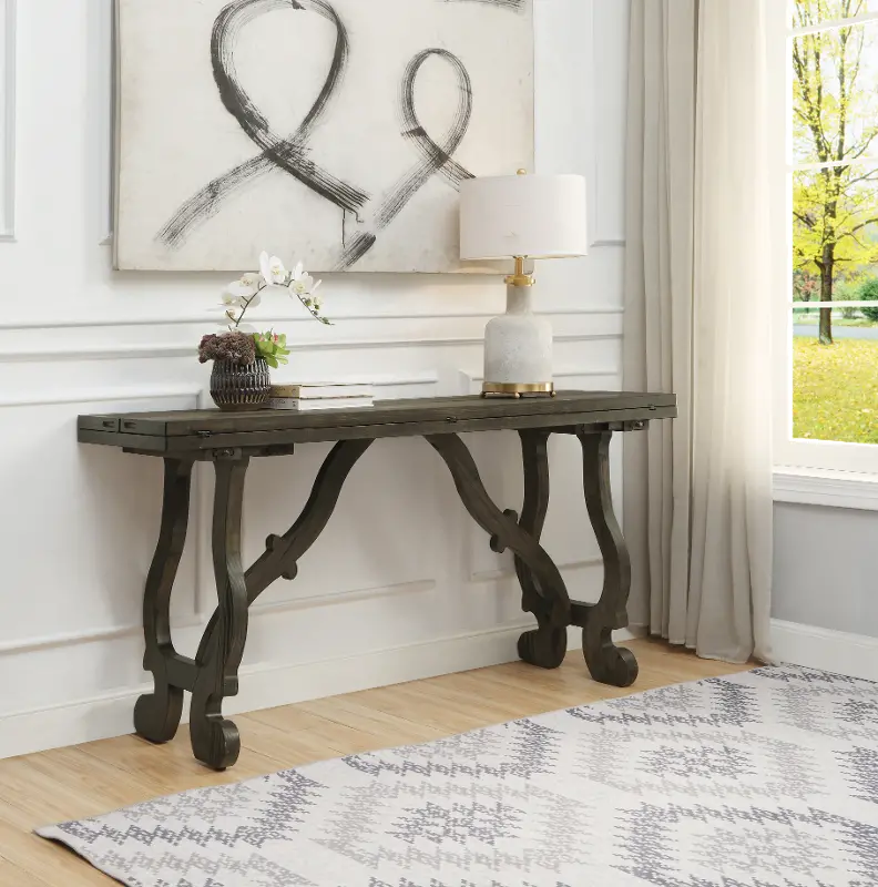 Orchard Park Brown Fold Out Console