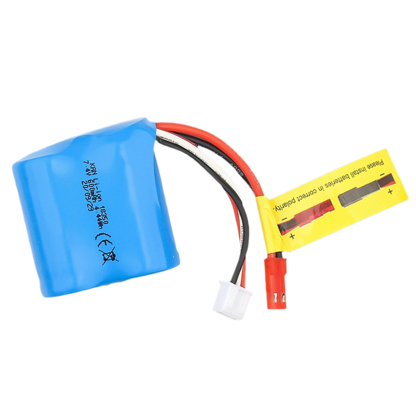 Boat Battery Replacements Accessory For Mini Rc Speedboat Blue 4x4x1.8cm