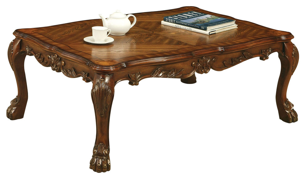 ACME Dresden Coffee Table  Cherry Oak   Victorian   Coffee Tables   by reecefurniture  Houzz