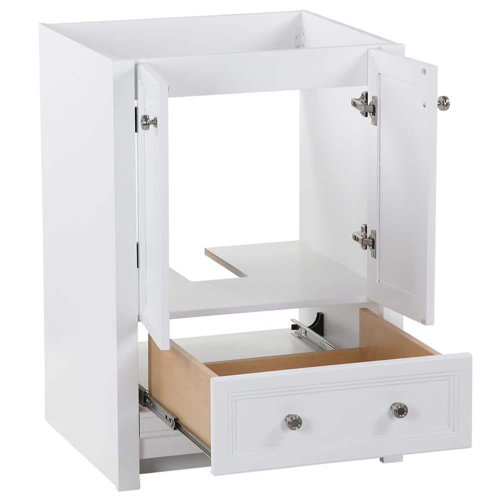 Home Decorators Collection Brinkhill 24 in W x 22 in D x 34 in H Bath Vanity Cabinet Only in White