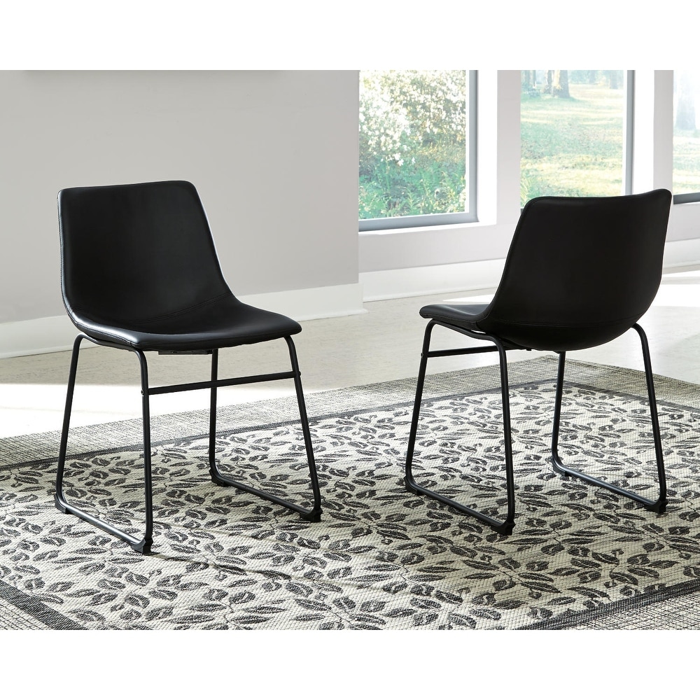 Signature Design by Ashley Centiar Grey Dining Chairs (Set of 2)