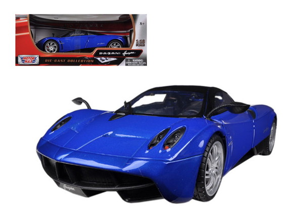 Motormax Pagani Huayra Blue with Black Top 1/18 Di...