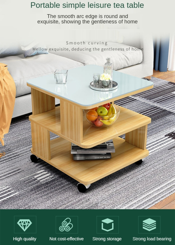 Modern Simplicity Coffee Table Made of Solid Wood with Multifunctional Storage   Transitional   Coffee Tables   by Miron Demid LLC  Houzz