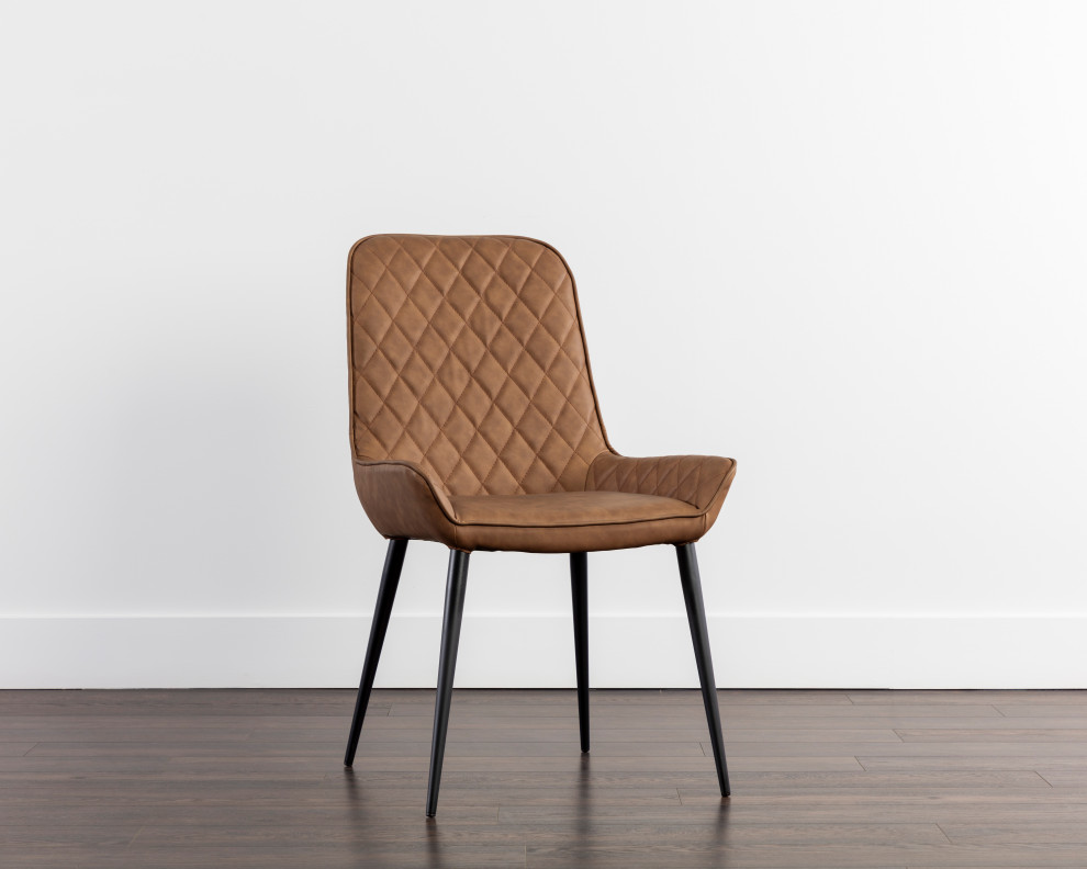 Iryne Dining Chair  Bounce Nut  Set of 2   Midcentury   Dining Chairs   by Sunpan Modern Home  Houzz