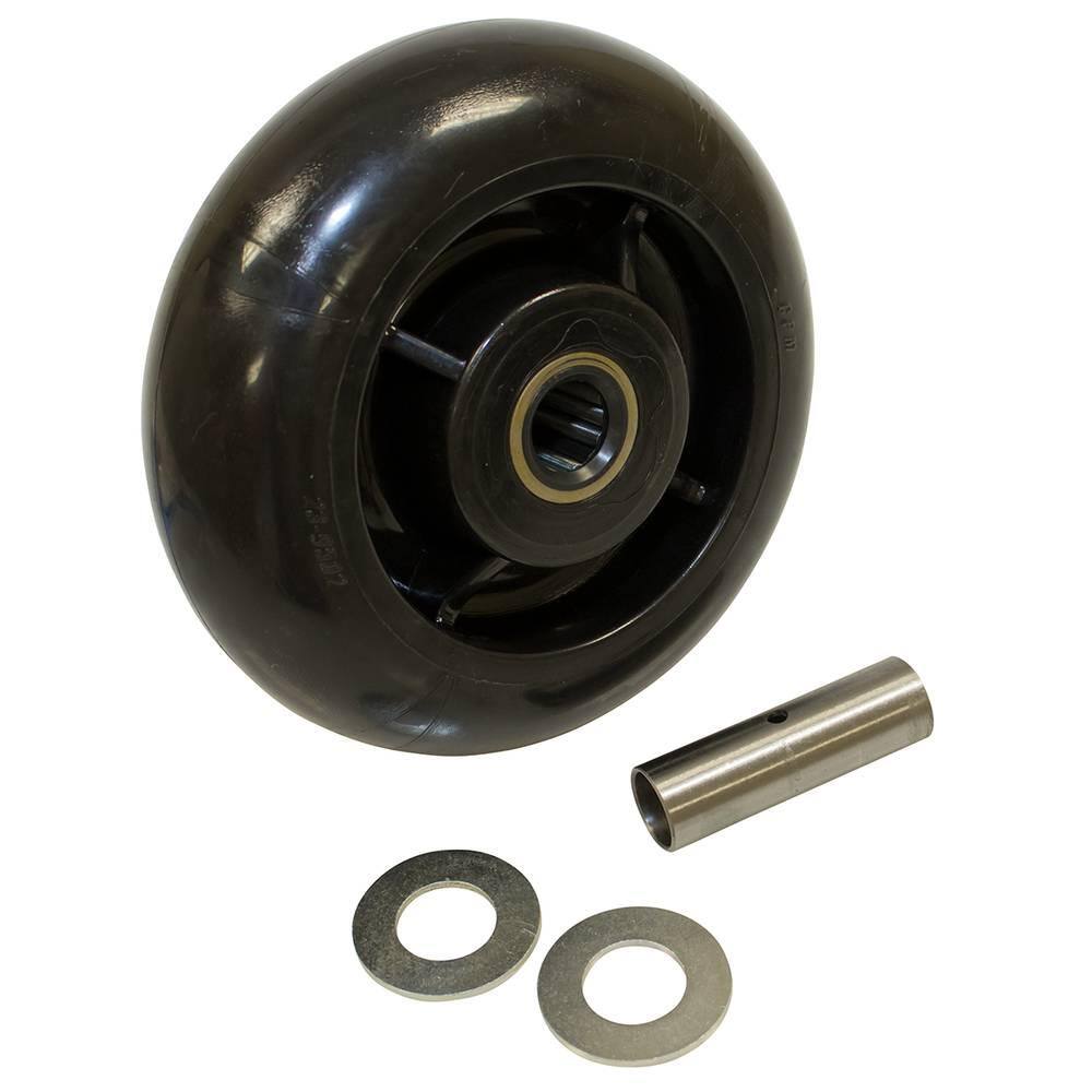 STENS New Deck Wheel for John Deere Most X-Series Units Wheel Size 6 in. x 2 in. Hub 2-12 in. Bore Size 34 in. ID 34 in. 210-450