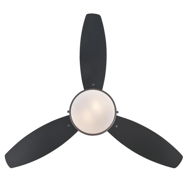 Westinghouse Lighting Alloy 3-Blade Indoor Ceiling Fan with LED Light Fixture and Opal Frosted Glass Shopping - The Best Deals on Ceiling Fans | 39655610