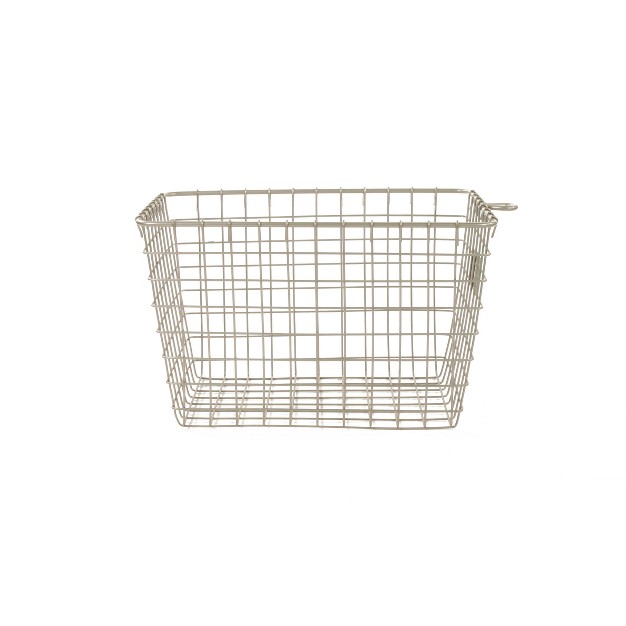 Spectrum Diversified Small Storage Basket Light Silver