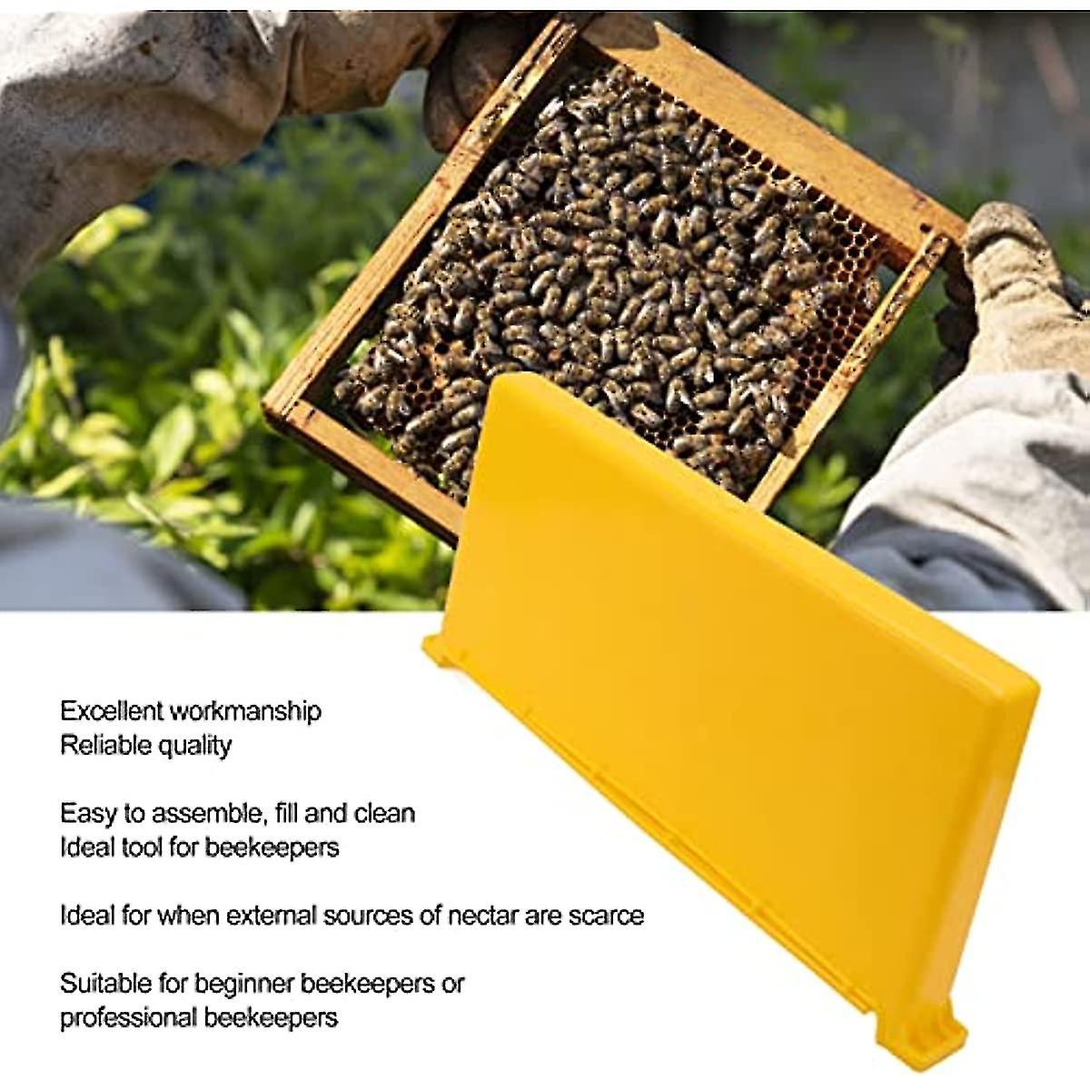 Frame Feeder Beehive Frame Syrup Bee Feeder 4l Plastic Inside Beehive Water Feeder Bee Drinking Device Beekeeping Tools For The Bee Beekeeping