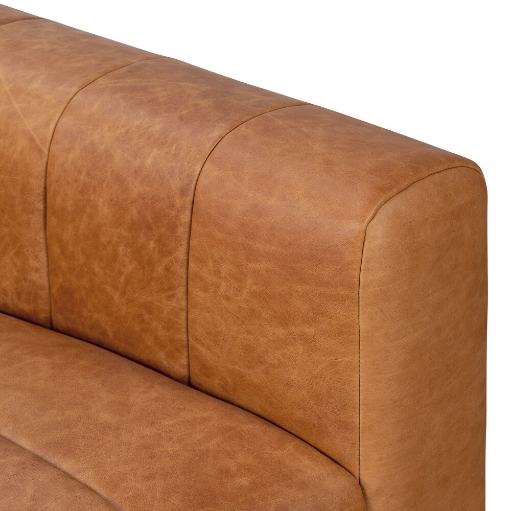 Poly and Bark Canale Sofa   Genuine Italian Leather