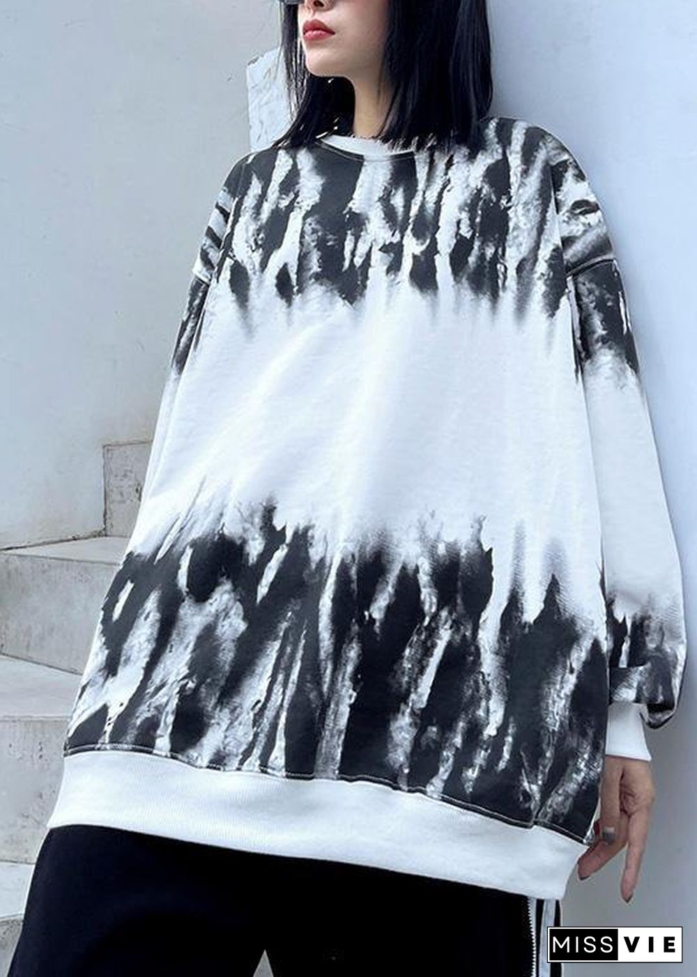 Women O Neck Spring Tops Women Design White Print Blouses