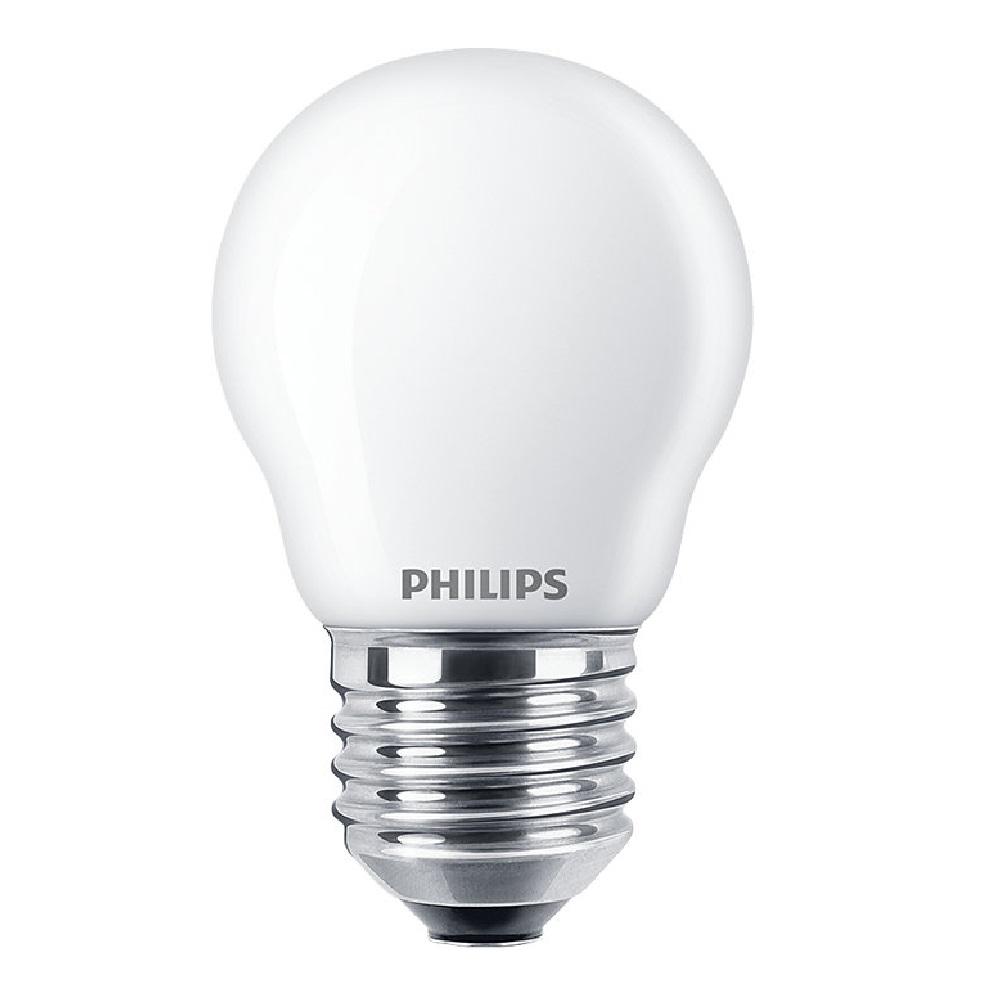 Philips 929002029292 Classic LED Golf Ball 6.5W (60W) P45 E27 Milky Opal 2700k Warm White