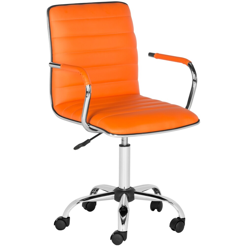 SAFAVIEH Jonika Orange Desk Chair   22.4\