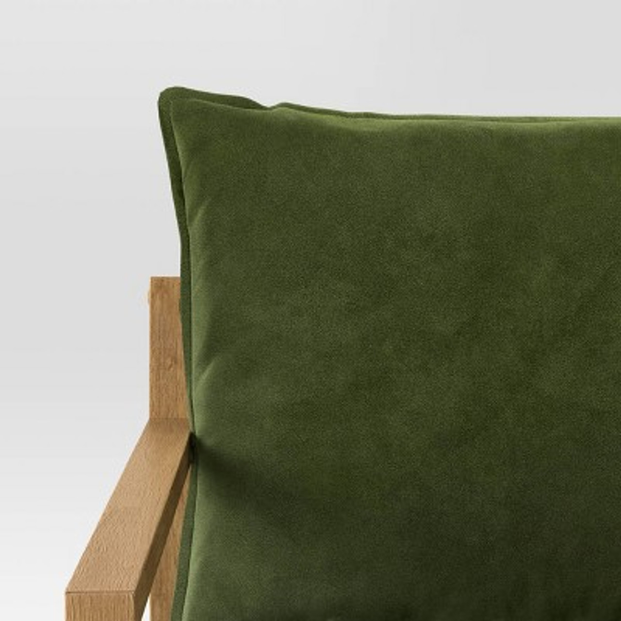 Higgins Sling Arm Chair Olive Velvet - Threshold