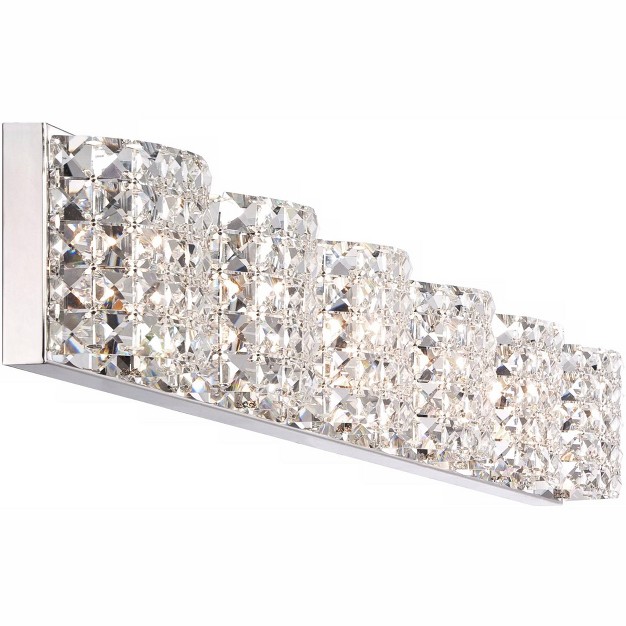 6 light Fixture Clear Crystal For Bedroom Bathroom Vanity Reading Living Room House