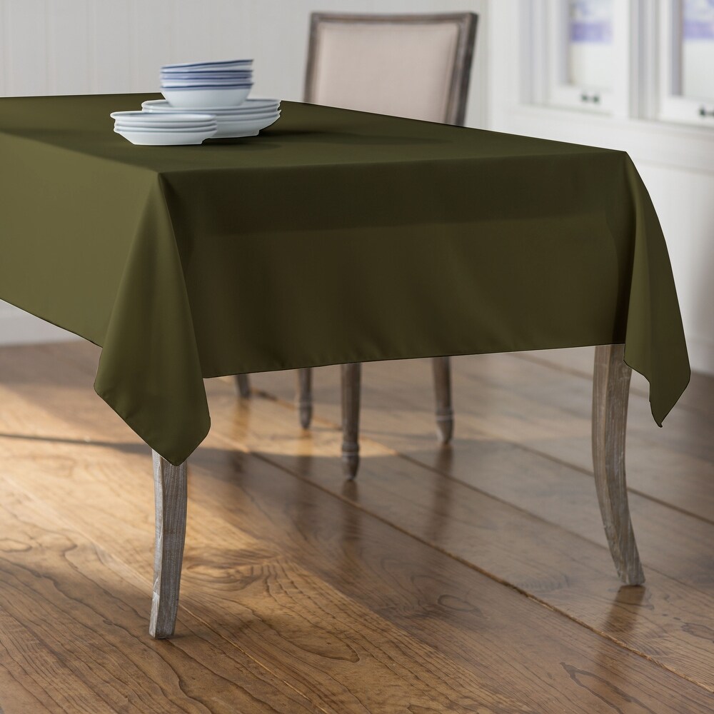 Polyester Poplin Rectangular Tablecloth 3 Sizes 41 Colors