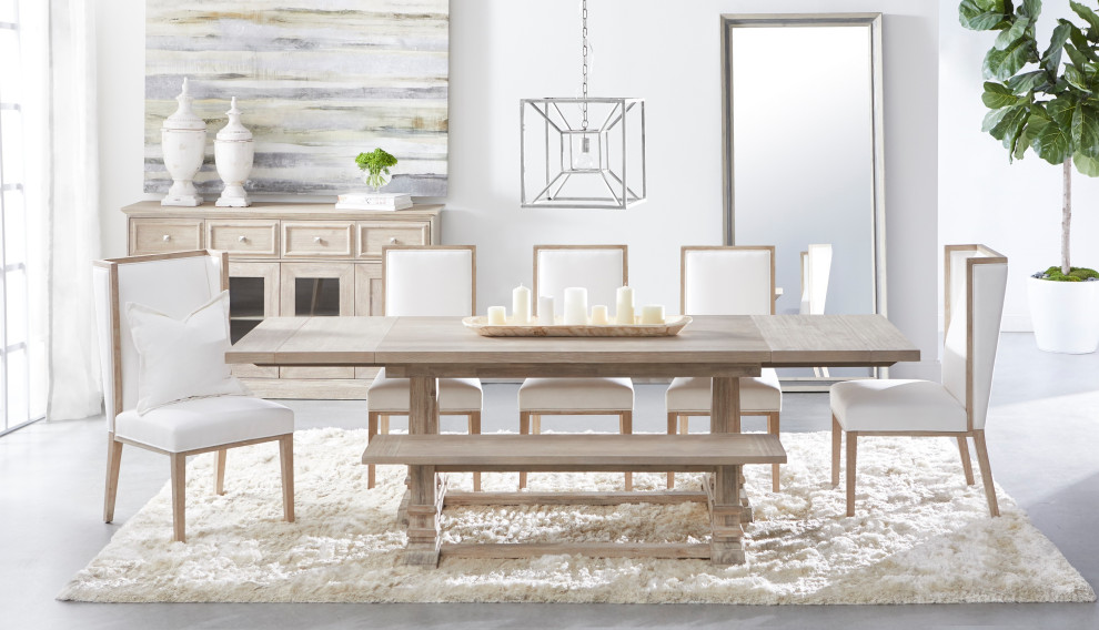 Martin Dining Chair  Peyton Pearl   Farmhouse   Dining Chairs   by Essentials for Living  Houzz